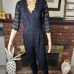 Nightcap by Carisa Rene Dixie Lace Sample Jumpsuit -size 1